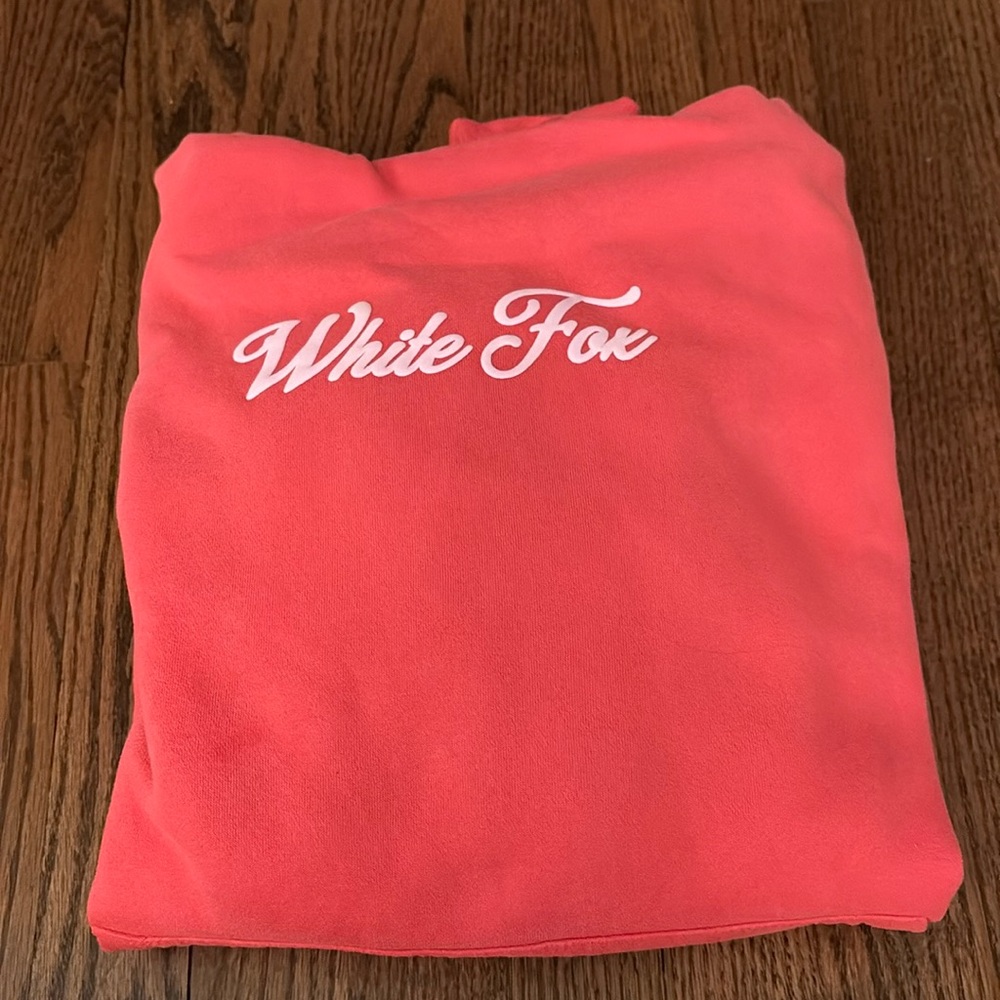 White fox hoodie!